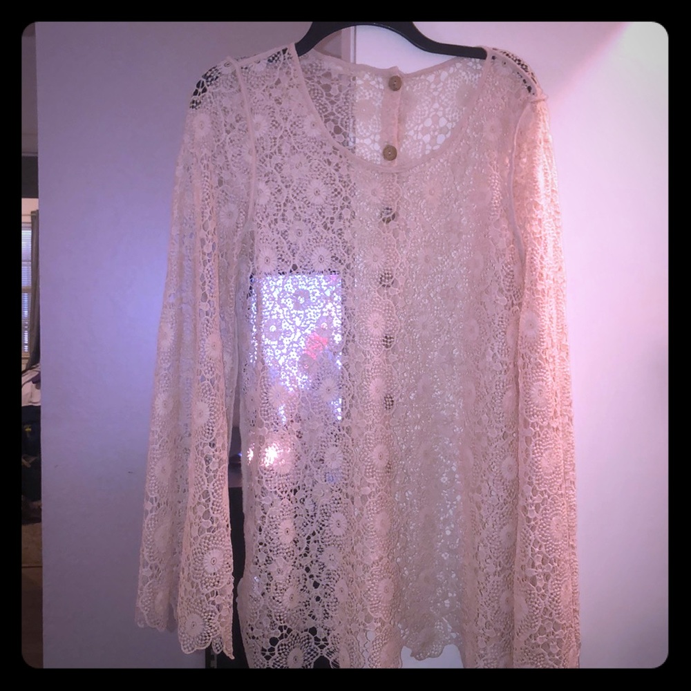 Flower over shirt